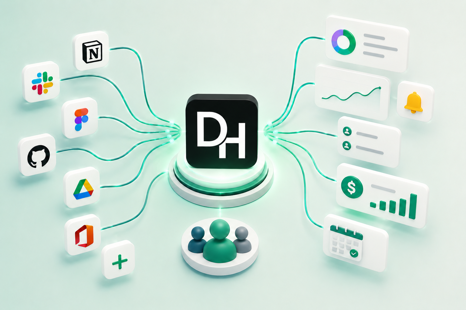 Digihood connects your team's tools, costs, owners and renewals in one place